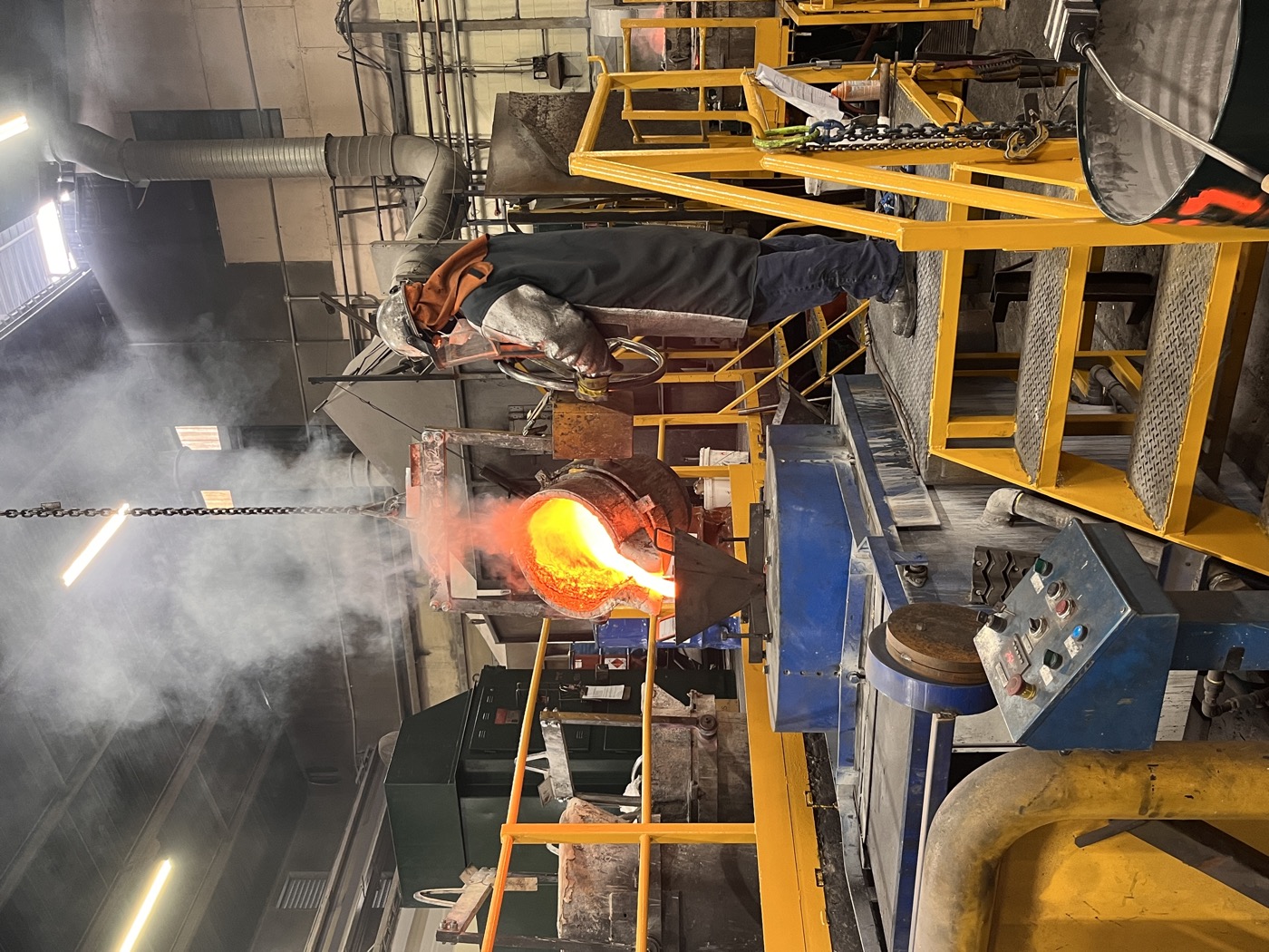 Metal manufacturing facility — high-energy production environment